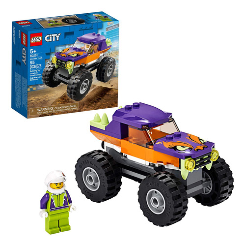 Set De Juegos Lego City Monster Truck 60251 Juegos De Constr