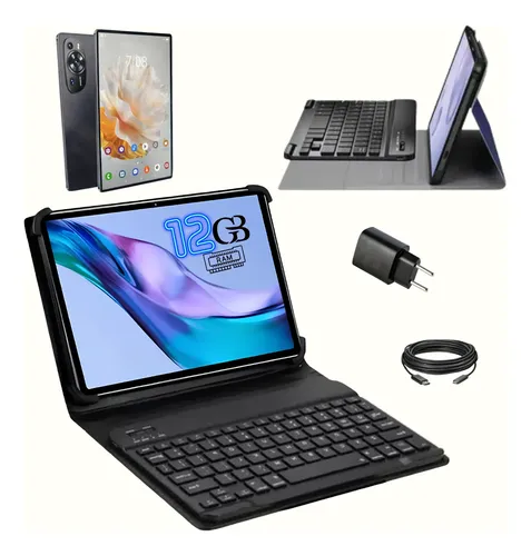 Tablet Profissional 10.1 12gb Ram 256gb Android C/ Teclado