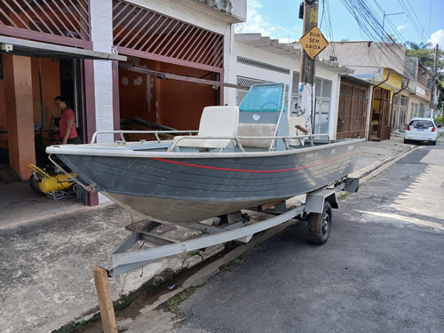 Lancha Fishing 165 Com Motor Johnson Branco 25hp