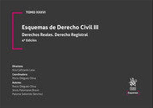 Tomo Xxxvi Esquemas De Derecho Civil Ii - Aa,vv