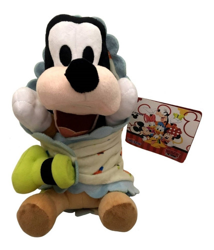 Pelúcia Pateta Bebê Turma Do Mickey Baby Disney Original
