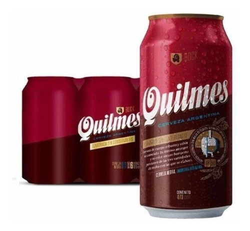 Cerveza Quilmes Bock Lata 473 Ml X6 - Perez Tienda -