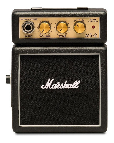 Amplificador Marshall Micro Amp MS-2 Transistor para guitarra de 1W color rojo