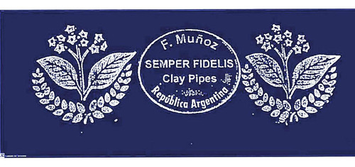 Clay Pipe Modelo Saint Patrick. Semper Fidelis.