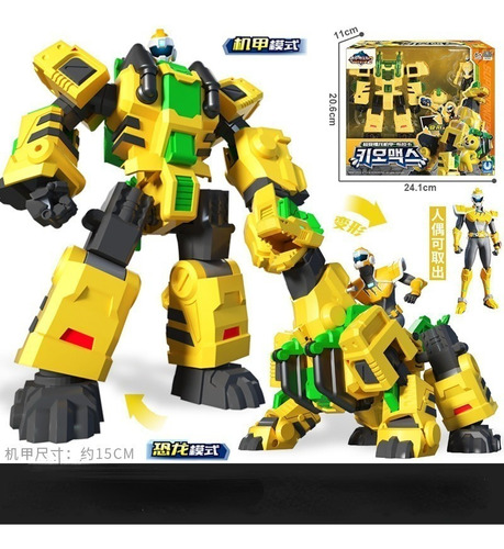 Mini Agente Super Dinosaur Force 2 Mecha Warrior Robot