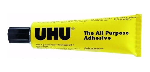 Imagen 2 de 4 de Pegamento Universal Uhu 20ml. Made In Germany
