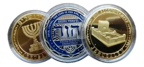 Moneda Jerusalen Física De Metal Con Estuche- Shofares Chile