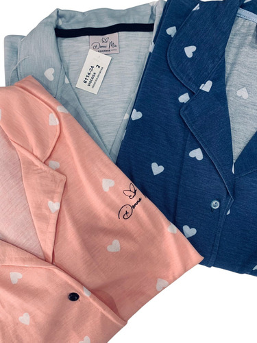 Camisola De Algodón Corazón Para Mujer - Piukalma
