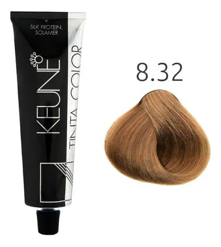 Tinta Color Keune 8.32 Lightest Beige Blonde 60ml