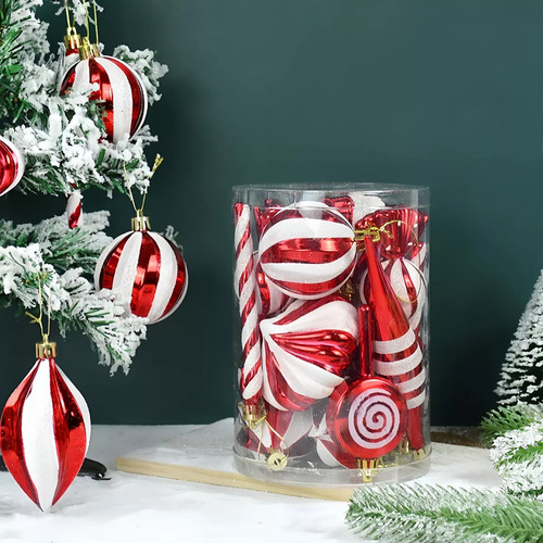 Colgante De Caramelo Con Forma De Árbol De Navidad, 14 Unida