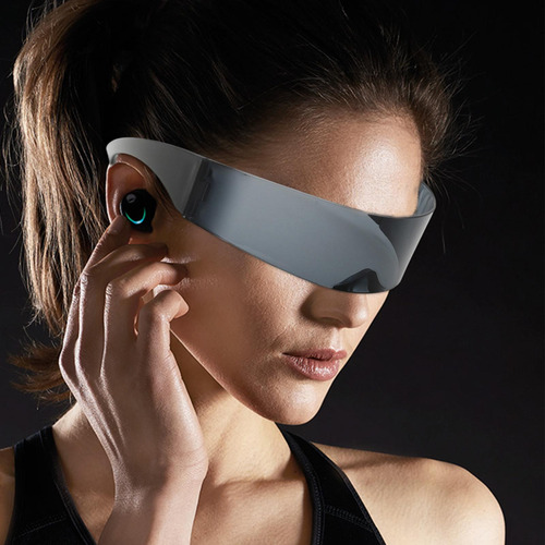 6 Piezas De Gafas De Sol Futuristas A La Moda Para Hombre Y
