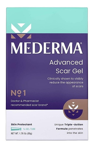 Gel Mederma Desvanece Eliminar Cicatrices Cara Y Cuerpo 50g 