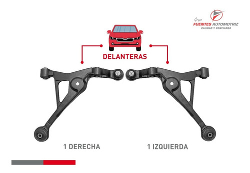 Par 2 Horquilla Suspension Inferior Izq Der Stratus 2.4 1999