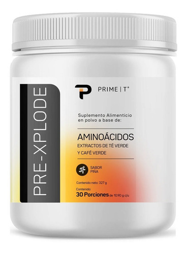 Pre Workout Pre-xplode Primet Pre Entreno Piña 30 Servicios