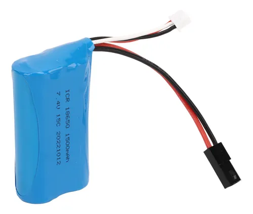 Batería De Litio Rc Car 18650 7.4v 1500mah 5500 Plug