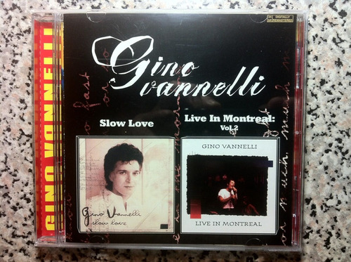 Gino Vannelli Slow Love /  Live In Montreal (2 Lps En 1 Cd)