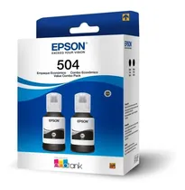 Comprar Pack 2 Tintas Epson 504 Negra L4150 L4160 L6270 T504 \u002F254ml