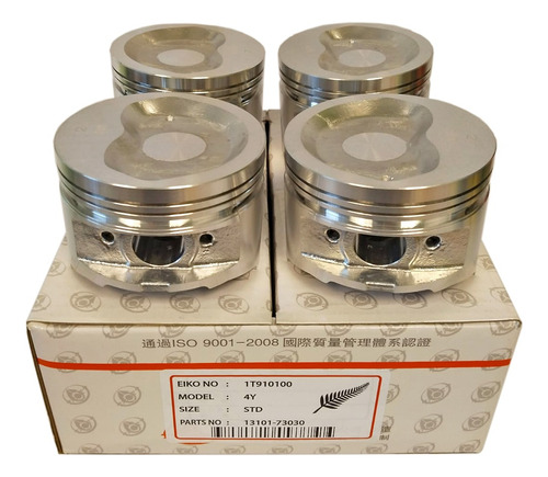 Set Piston Std Toyota Hilux 2.2 4y 1984-1994 91mm.1.5-1.5-4 