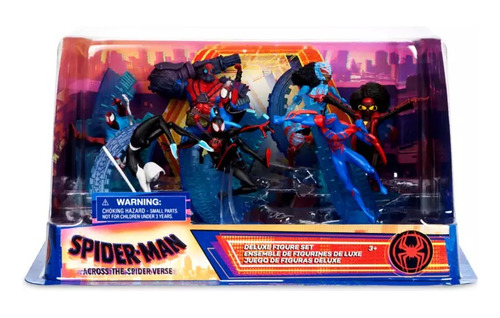 Set De Spiderman Figuras De Acción Disney Deluxe