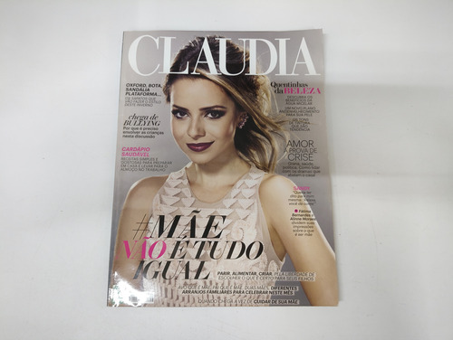 Revista Claudia Sandy Bullying Moda Maquiagem Arranjos O832