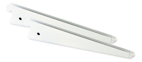 Caja 10 Unid. Soporte Graduable Doble 22cm Blanco Ducasse
