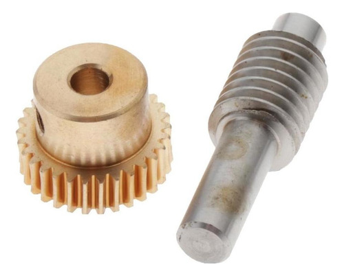 0.5 Modulus Worm Gear De Laton De 20/30/40/50/60 30 Dientes