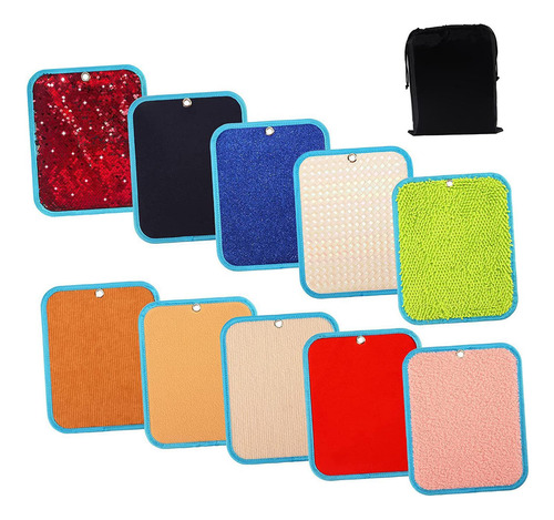 10 Piezas Mats Sensoriales Almohadillas Sensoriales Con