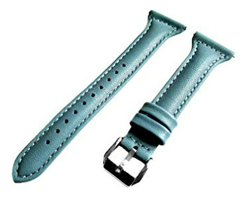 Correa De Reloj - Nickston Light Blue Color Slim Band Compat