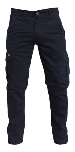 Pantalon Cargo Elastizado Pampero Fit Chupin Hombre Trabajo