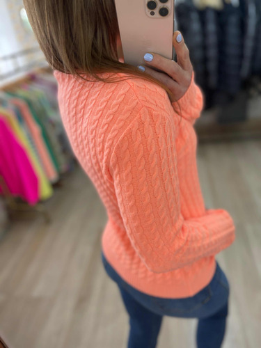 Sweater Trenzado Al Cuerpo The Big Shop