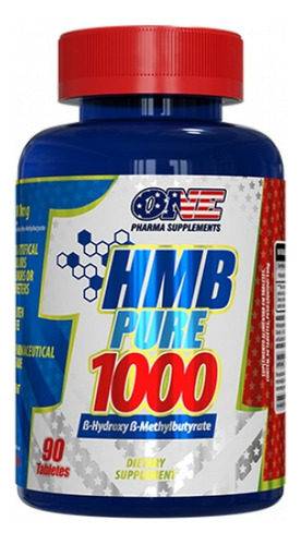 Hmb Pure 1000 Hidroximetilbutirato (90tabs) - One Pharma 