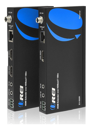 Extensor Hdmi Hdbaset Sobre Cable Lan Ethernet Cat5e  6...