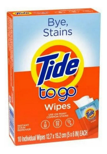 Toallitas Portátiles Para Remover Manchas Tide To Go Wipes