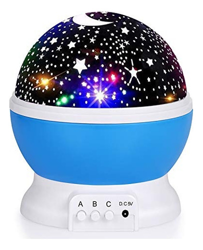 Proyector De Luz Led Giratorio Moon Star Galaxy