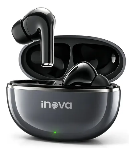 Fone de Ouvido TWS Inova Bluetooth 6.0 In-Ear com Cancelamento de Ruído ENC
