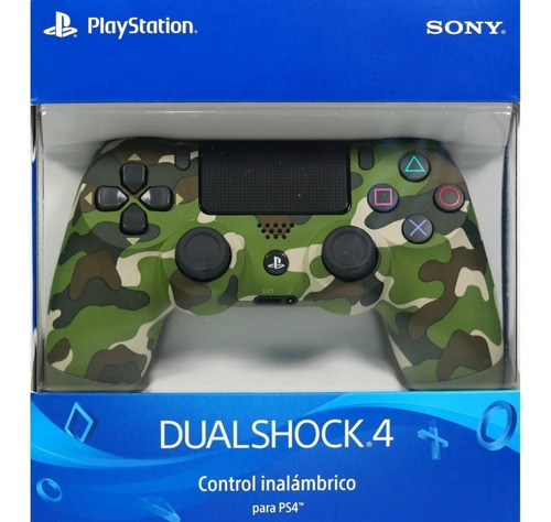 Joystick Inalámbrico Sony Playstation Dualshock 4 Green Camo