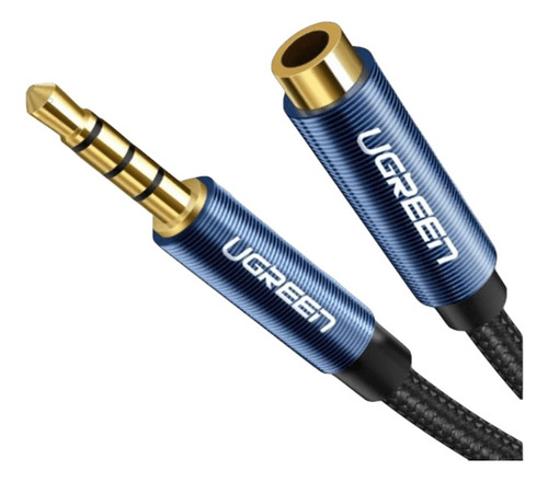 Cable Extensor Audio Auxiliar Plug 3.5 Mm 2 M Negro Ugreen