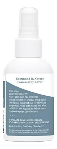 Earth Mama Herbal Perineal Spray Para El Embarazo Y El Pospa