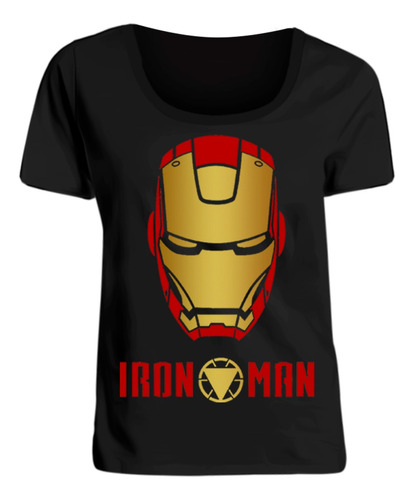 Remera Iron Man Tony Stark Mujer Comic Love You 3000