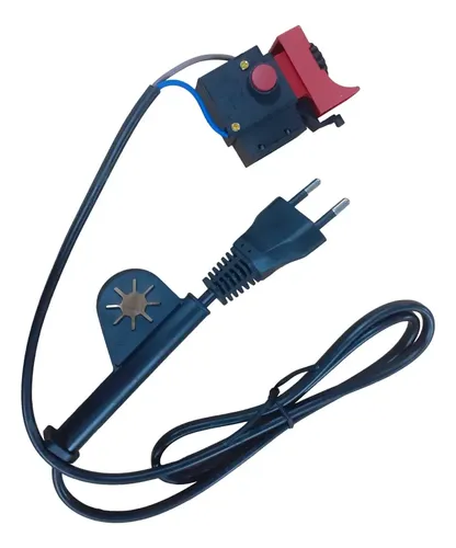 Interruptor + Cabo Elétrico Furadeira Skil 6554 F000609475