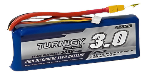 3000mah De Rc Turnigy 3s 30c Lipo Pack W/xt-60