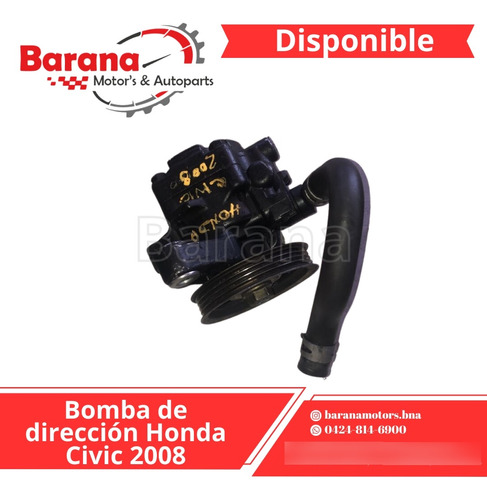 Bomba De Direccion Honda Civic 2008