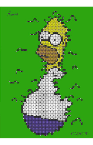 Kit Diamond Painting 5d Homero Simpson