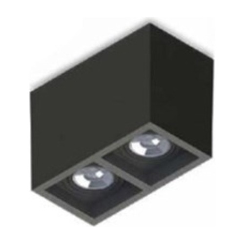 Kit 5 Spot Plafon Box Sobrepor Par20 Duplo Direcionavel 