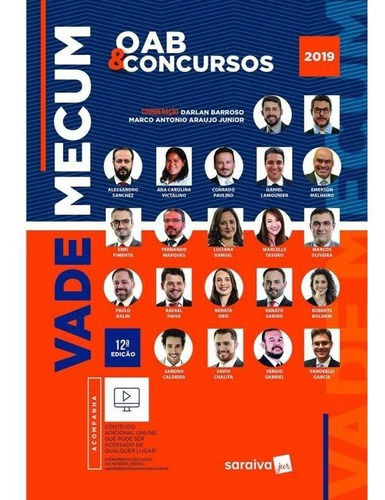 Vade Mecum Oab E Concursos 2019 - Saraiva