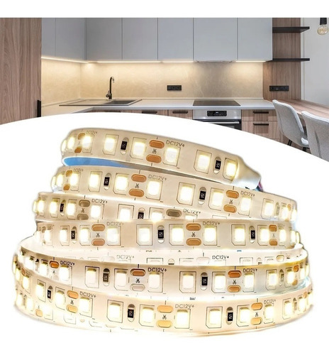 Fita Led 120led/m Ip20 12v Para Perfil 10 Metros Cor da luz Branco-quente 3000k