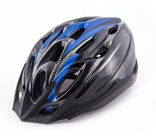 Casco Bicicleta Cool Azul Negro Rcmdr