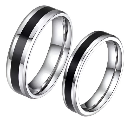 Alianza Esmaltada Hombre Mujer Anillo Amistad Pareja Regalo