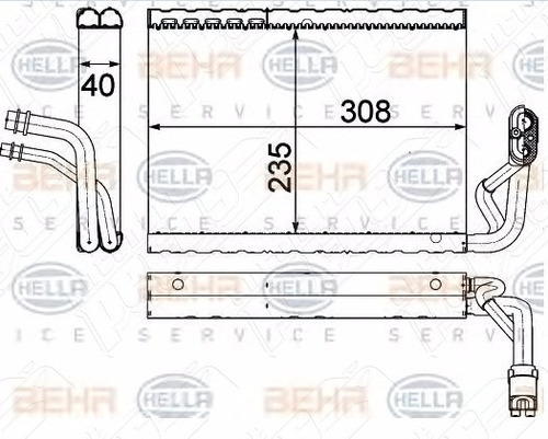 Evaporador Ar Condicionado Mercedes C180 Cgi 1.8 Turbo 13-14