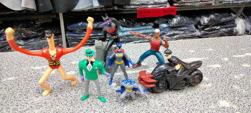 Dc, Lote De 7 Figuras De Superhéroes, Mcdonald's!! (Usado)
